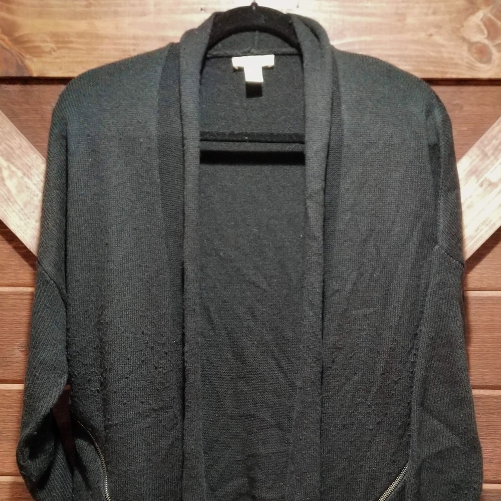 NORDSTROM BRAND WOMENS SWEATER DUAL ZIP